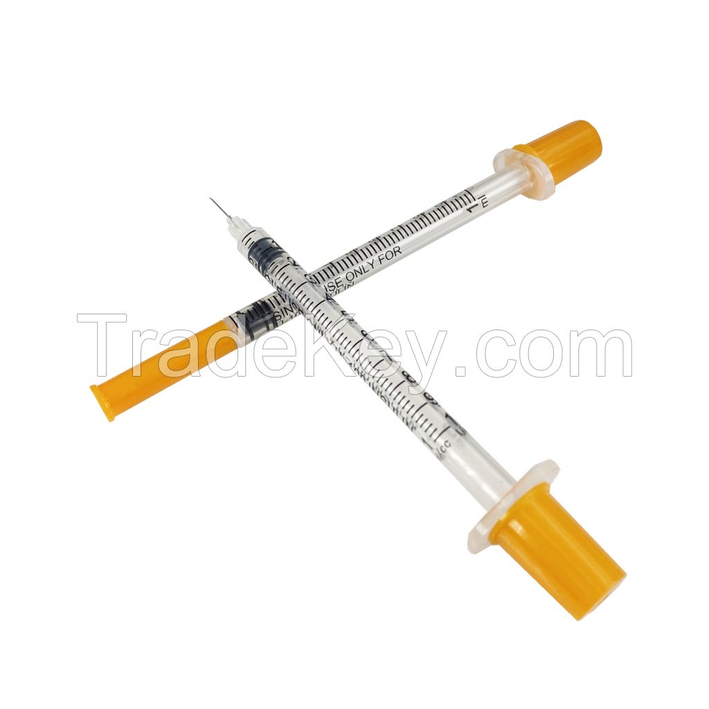 MedtPoint Sterile Insulin Syringe 1mL 29G 13mm U100 U40 For Single Use 100pcs Per Box