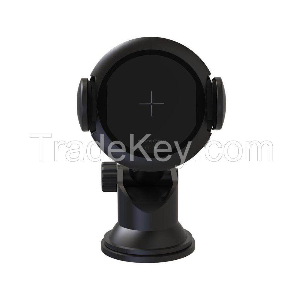 car mount holder automatic sensor 15W wireless car charger Bsky