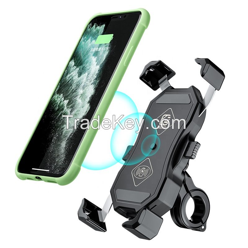 Motorcycle phone holder with Wireless USB CHARGER  Bsky