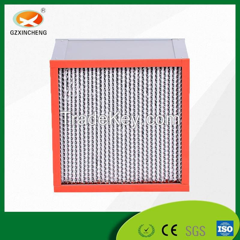 High Temperature Stainless Steel Frame Heat-Resistant Air Filter