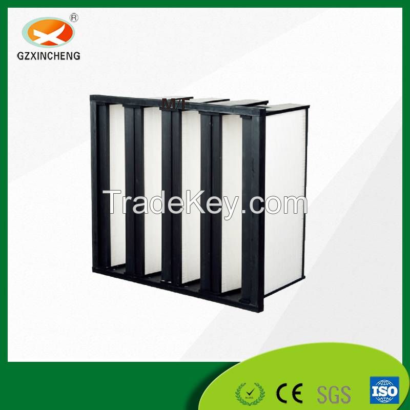 Factory Price V Shape High Efficient Cleanroom Air Filter