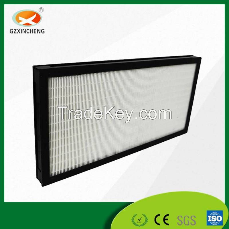 Custom Size HEPA H13 Mini Pleated Without Clapboard Air Filter