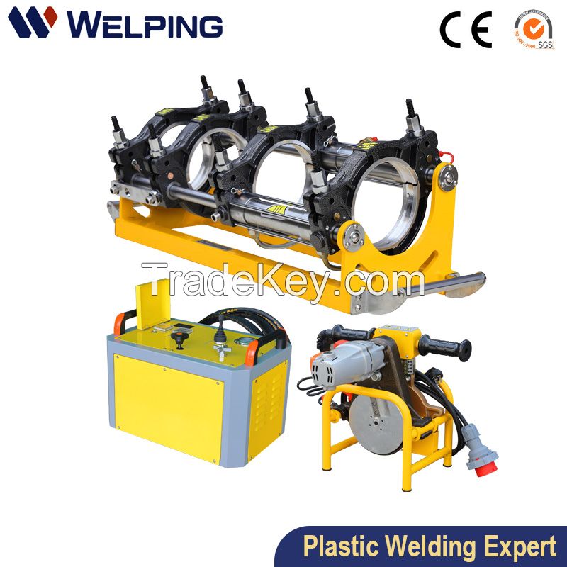 160mm HDPE PPR PP PE Plastic Pipe Butt Fusion Welding Machine/Hydraulic Jointing/China Factory Price/ISO 9001/CE/SGS/15 Years Experiences