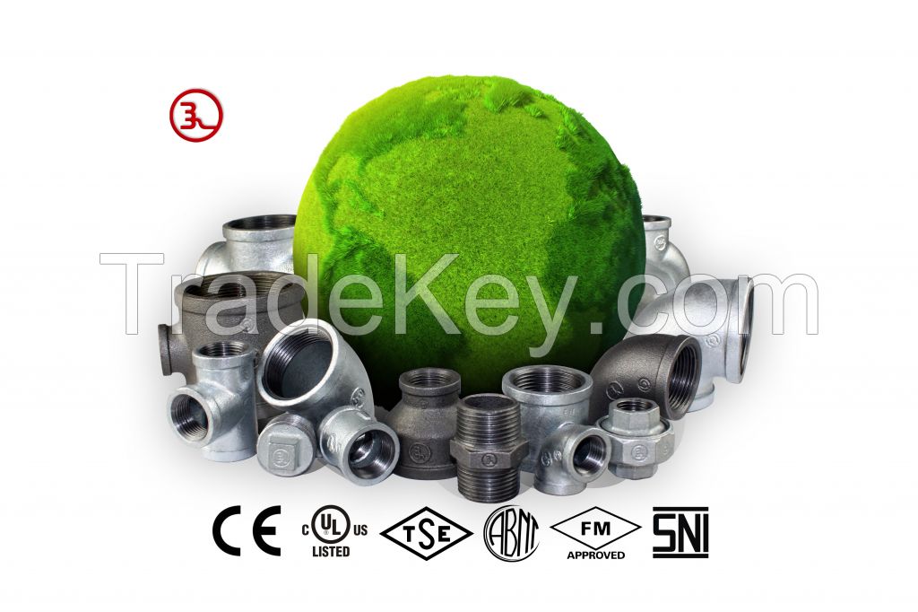jianzhi Brand hot sale popular products malleable iron casting threaded pipe fittings