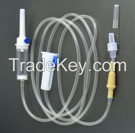 Sterilized Medical iv Infusion Giving Set With Needles