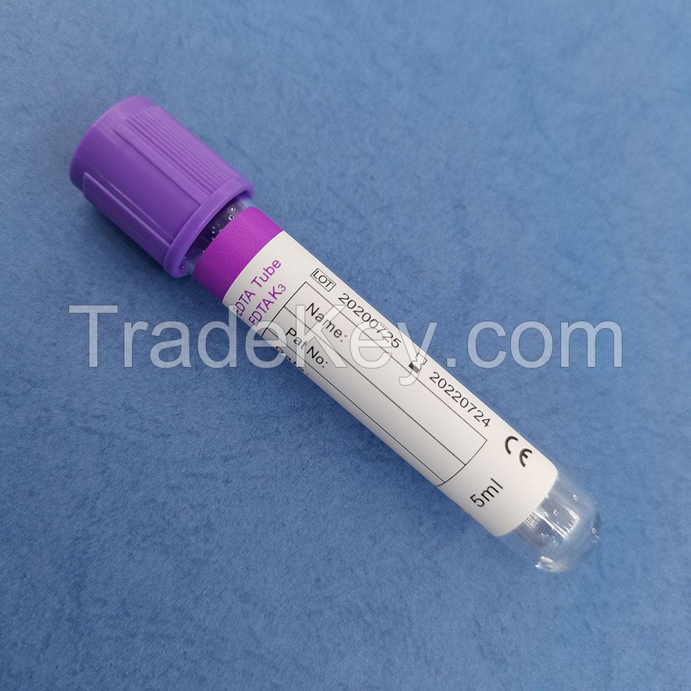 Disposable Vacuum Blood Collection Tubes