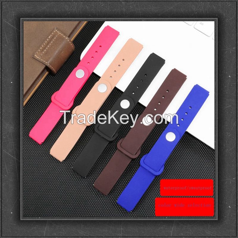 colorful soft adjustable siicone watch strap fashionable stylish watch strap 