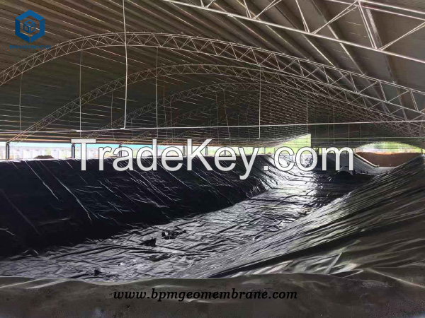 Geomembrane HDPE Pond Liner Material for Biogas Digester Project