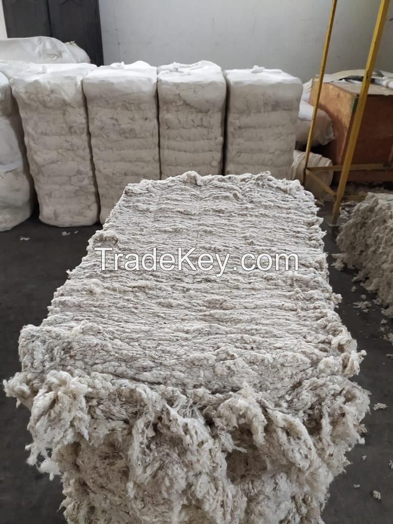 Indian Cotton Waste-Cotton Lickerin