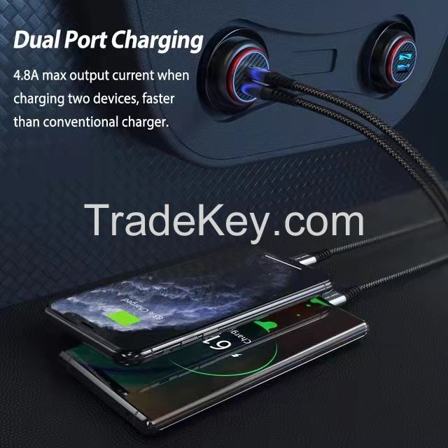 The Best carcharger Fast charging Mobile phone Car Charger QC 3.0 2.0 Car USB Adapter Quick Charge 3.0 for Xiaomi Sansung Huawei
