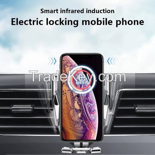 The best Car charger Fast charing Automatic Clamping Car Wireless Charger