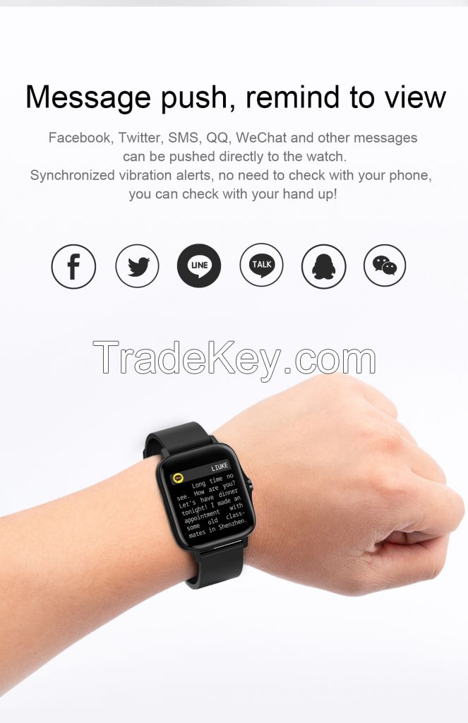 2021the new style Sports Smart Watch Bracelet Heart Rate Monitor Waterproof Smart  Wearable Device