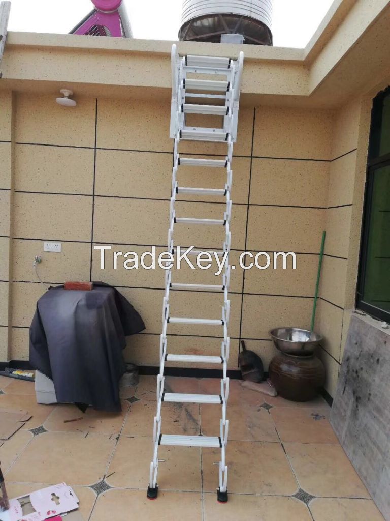 Outdoor telescopic stairs