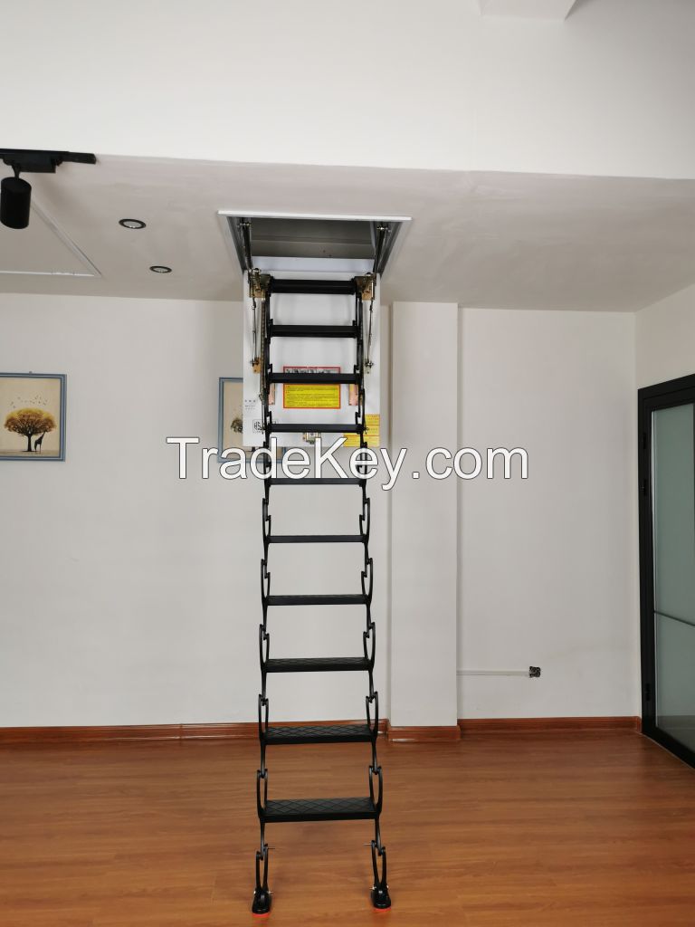 remote controlled loft folding  ladder for the tiny house