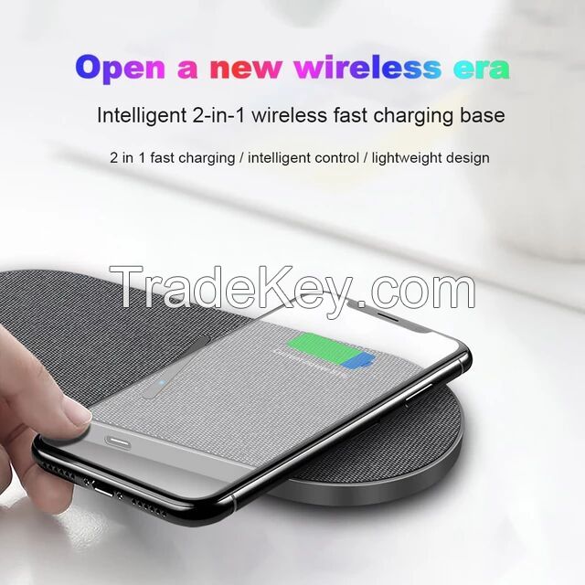 Dual Seat Qi Wireless Charger
