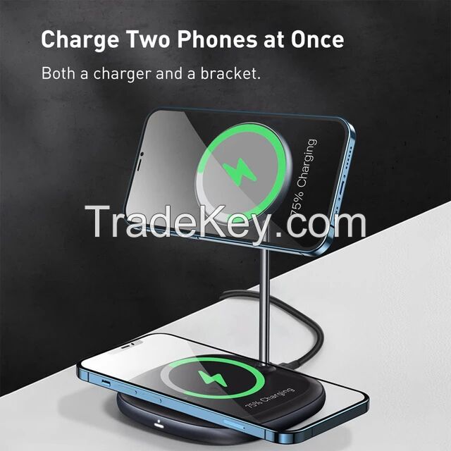 Baseus Swan 2-in-1 Wireless Magnetic Charging Bracket 20W Isuit for Applle 12