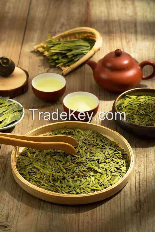 Green tea, black tea, Pu'er tea, Tieguanyin tea