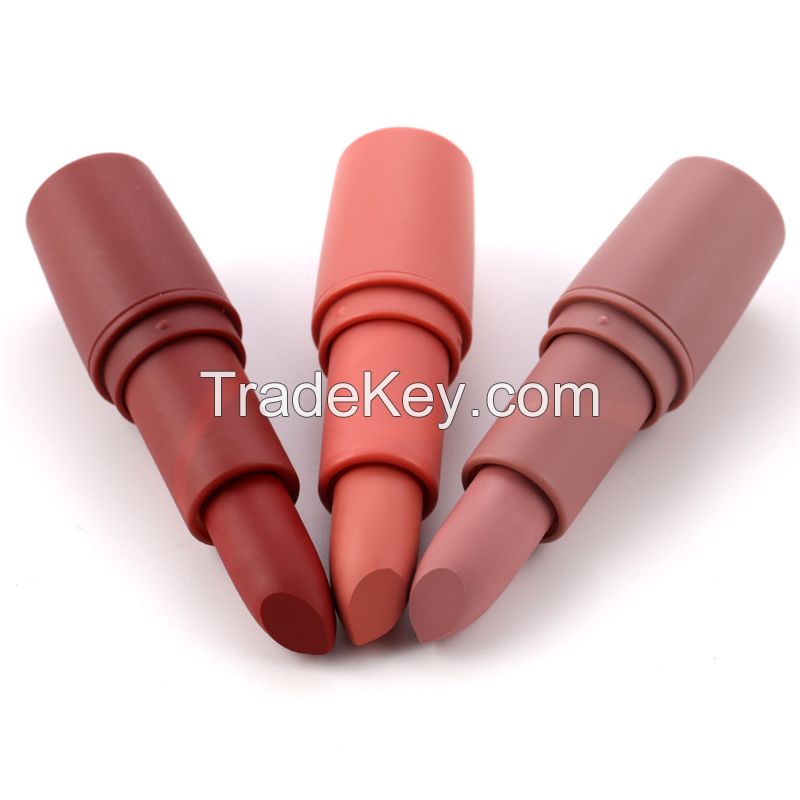 New Matte Lipstick for Women Sexy Brand Lips Color Cosmetics Waterproof Lipstick Long Lasting Lip stick Nude Makeup
