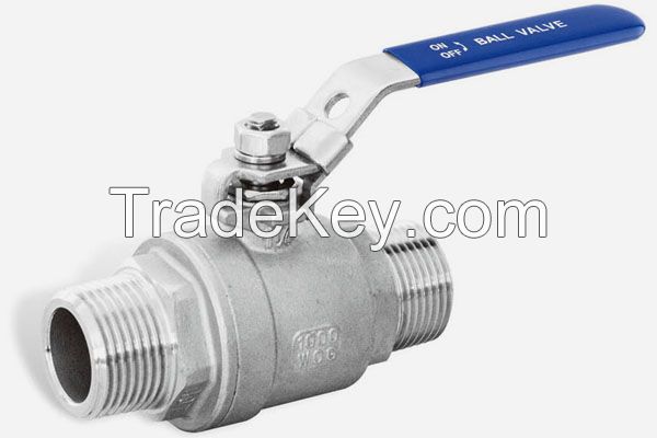 2PC Stainless Steel 304&316 Lockable Ball Valve with M F Thread 1/4"