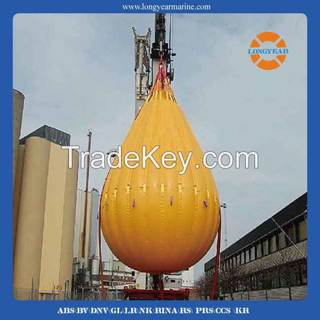 offshore crane load test water weight bag