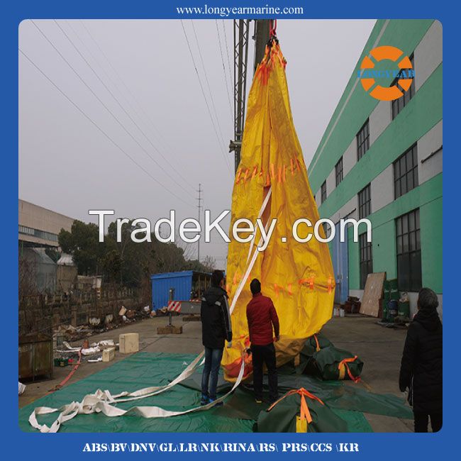 offshore crane load test water weight bag