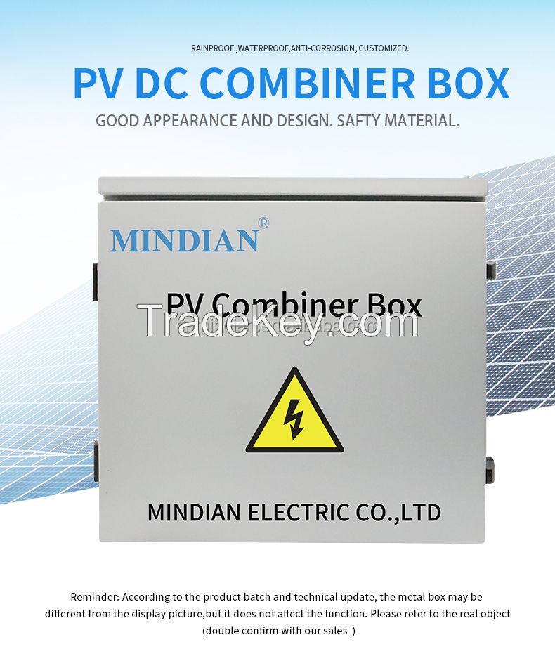 Mindian  Solar Dc Pv Array Combiner Junction Box