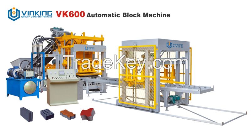 Vinking Machinery VK600 Automatic Brick Making Machine for paver/block/brick/curbstone