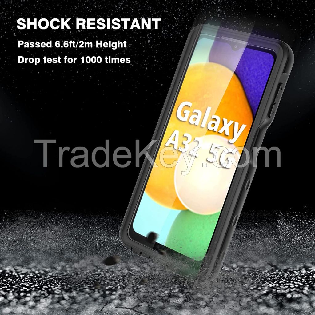For Samsung Galaxy Case with Built in Screen Protector Waterproof Shockproof Dustproof Dropproof Phone Case