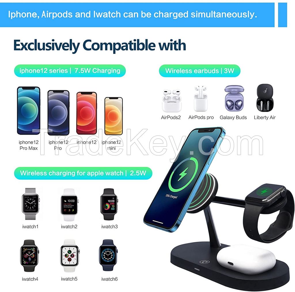 3 in 1 Magnetic Fast Multiple Devices Wireless Charger