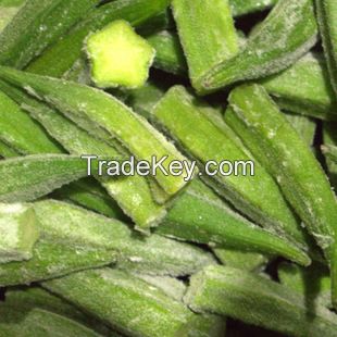 Hot Selling Fresh Vegetables Okra new crop iqf frozen okra whole