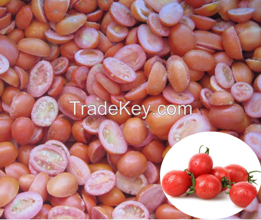 wholesale iqf sliced cherry tomato diced frozen tomato