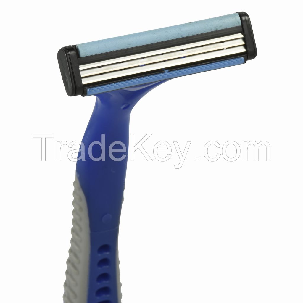 Twin Blade Stainless Steel Disposable Razor Shaving Razor (KD-3009) Shaver for Men for Women