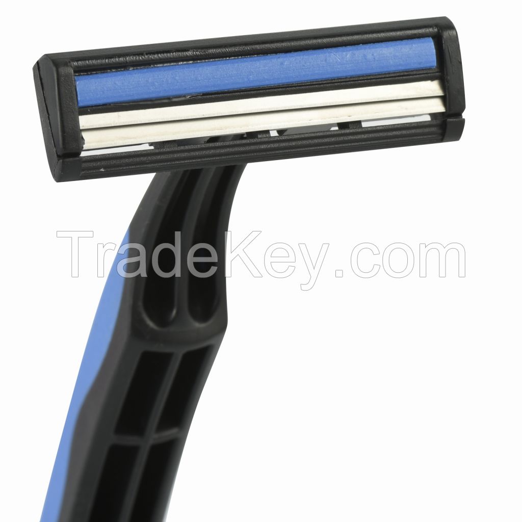 Twin Blade Stainless Steel Disposable Razor Shaving Razor (KD-2012L) Shaver for Men for Women