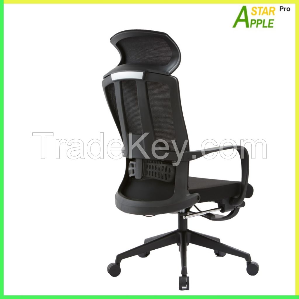Nap Chair AS-D2126 with Slide-able Footrest, Mesh Backrest, Nylon base and Height Adjustable