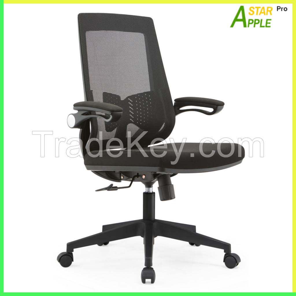 Armrest Foldable Mesh Fabric AS-B2076 Swivel Chair