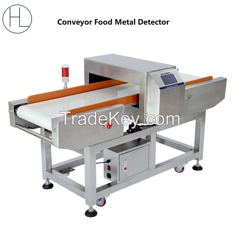 Conveyor food metal detector