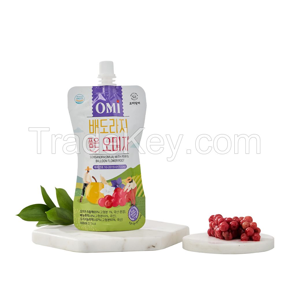 Pear contained omija extract