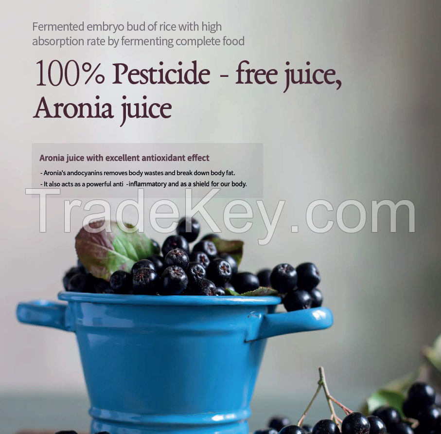 100% Pesticide- free juice, Aronia juice
