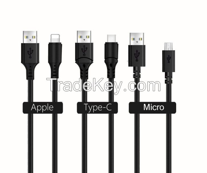 USB cable mobile phone charging cable TYpe-c data cable lightning tran