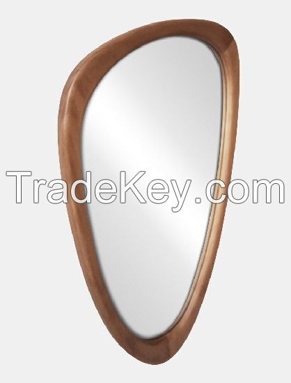 Wooden wall mirror decorative mirror