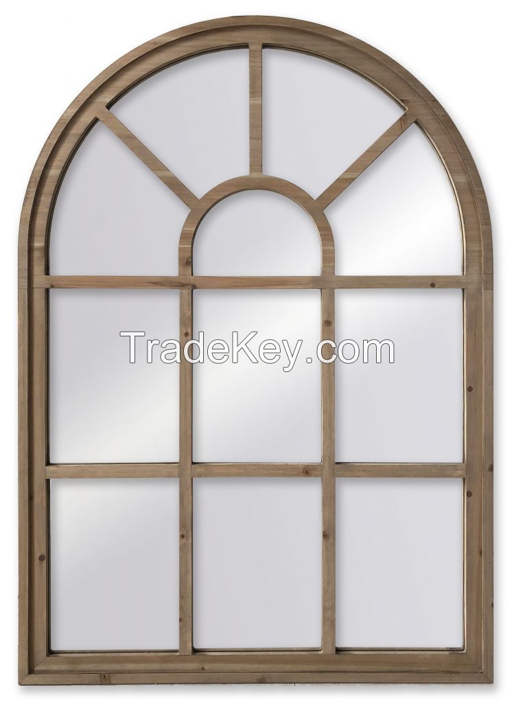 Wooden wall mirror decorative mirror