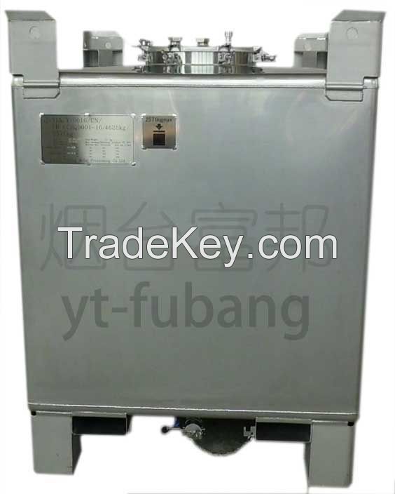 Stainless Steel Tank Container IBC for Storage with Un Certificate