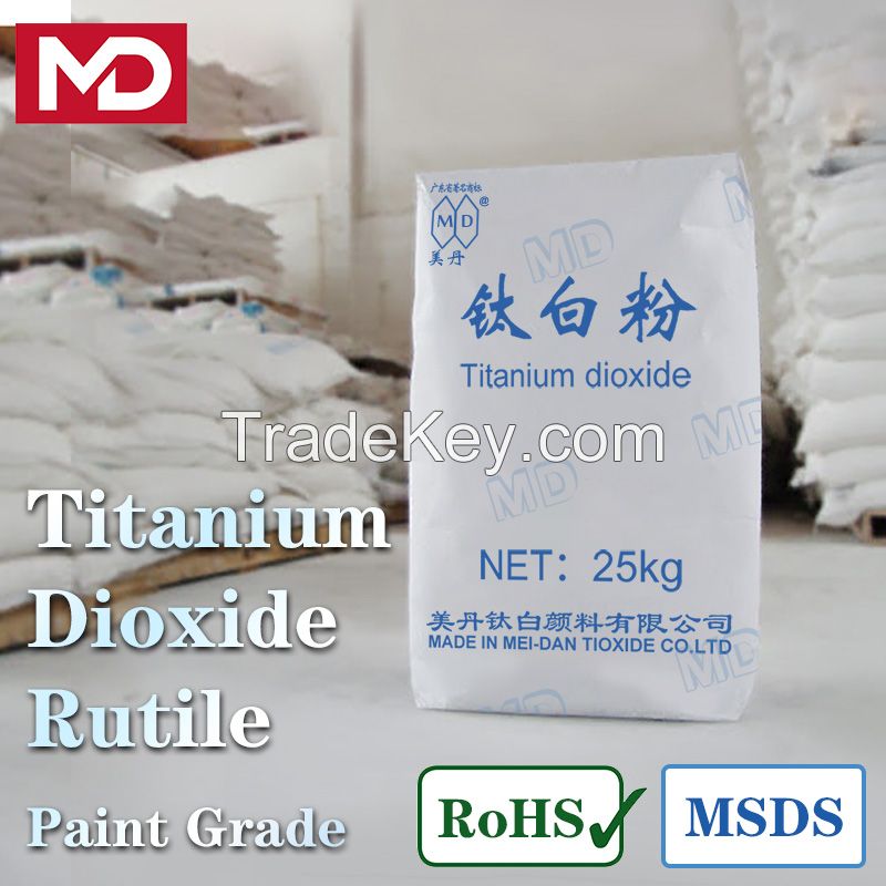 Titanium Dioxide Rutile General Painting Grade Inorganic Pigment White 6 TiO2 For Painting MR939A Pigment Powder CI No.PW6