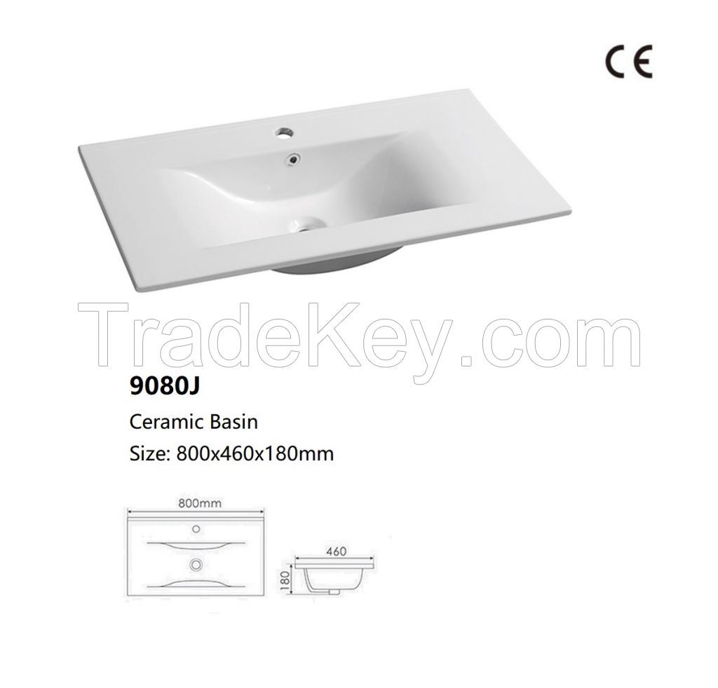 9080J thin edge basin classical design