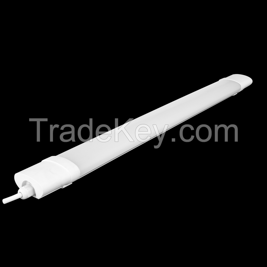 China supplier Plastic led tri-proof linear light PF0.9 IP65 batten Lighting tube fixture 