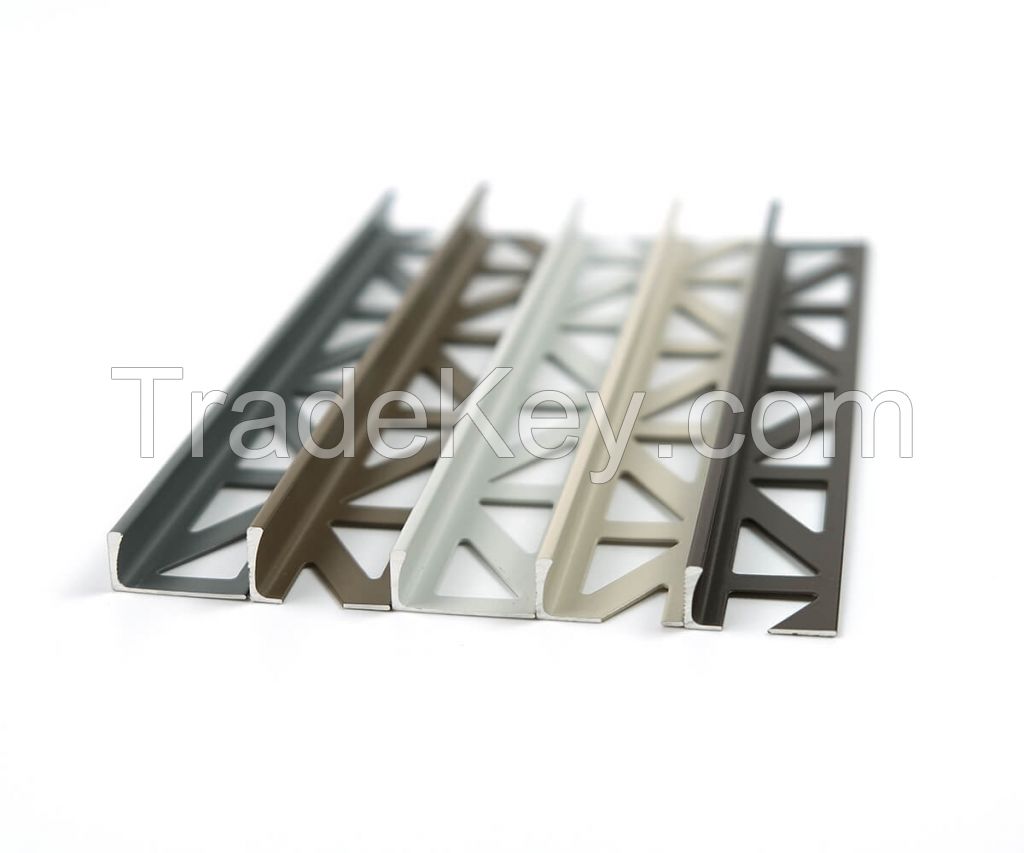 Aluminum square tile trim