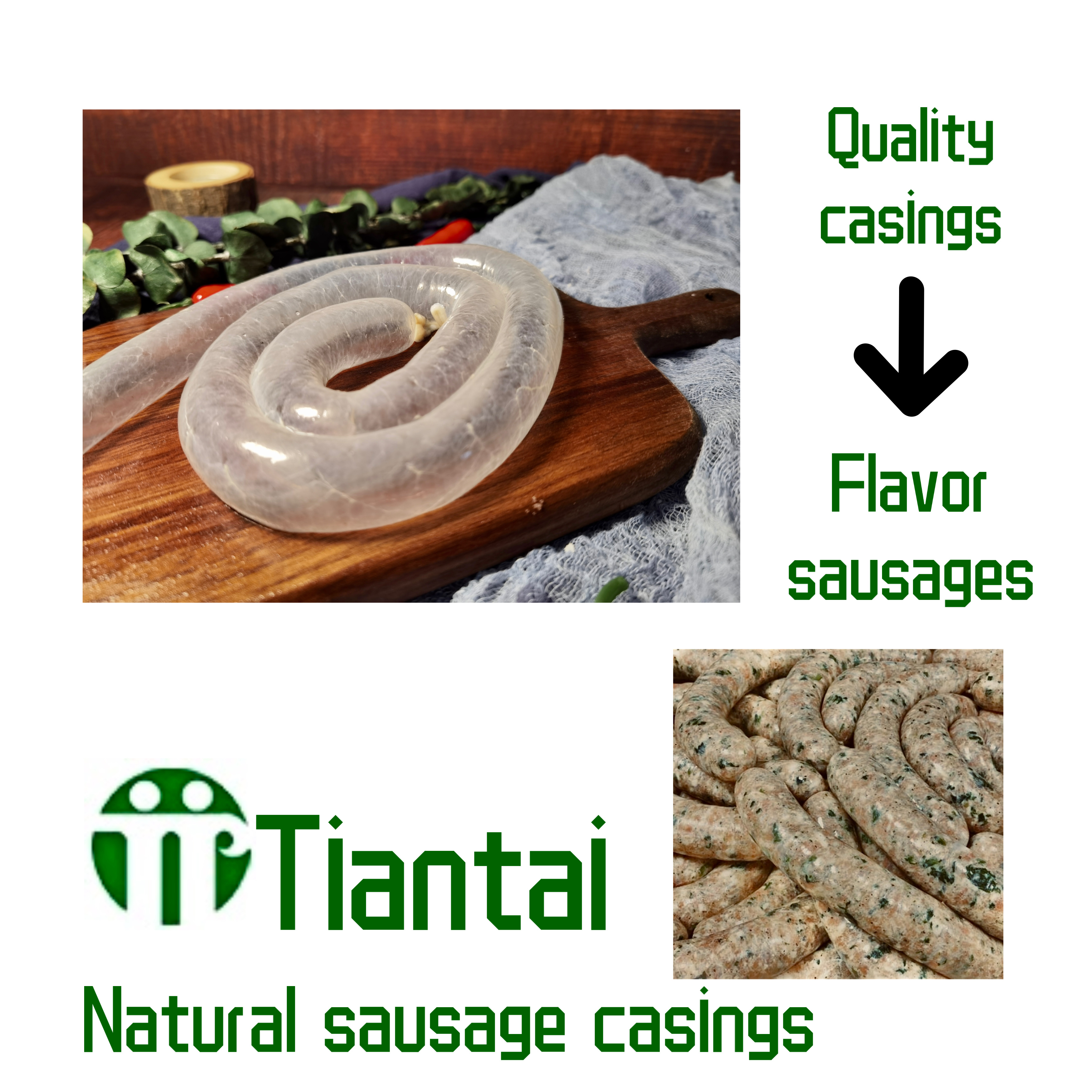 Natural Hog Casings Salted for Sausage