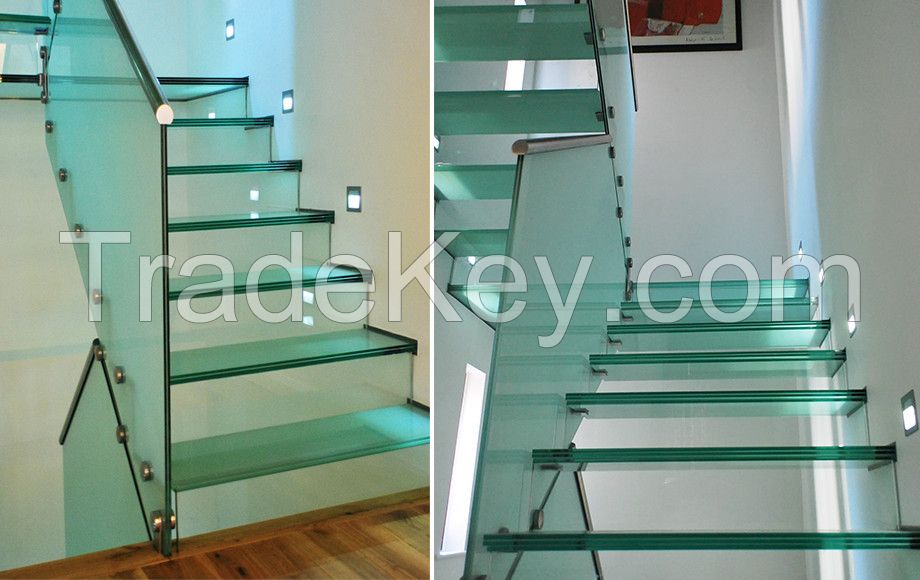 Safety Tempered Toughened Glass for Building Material