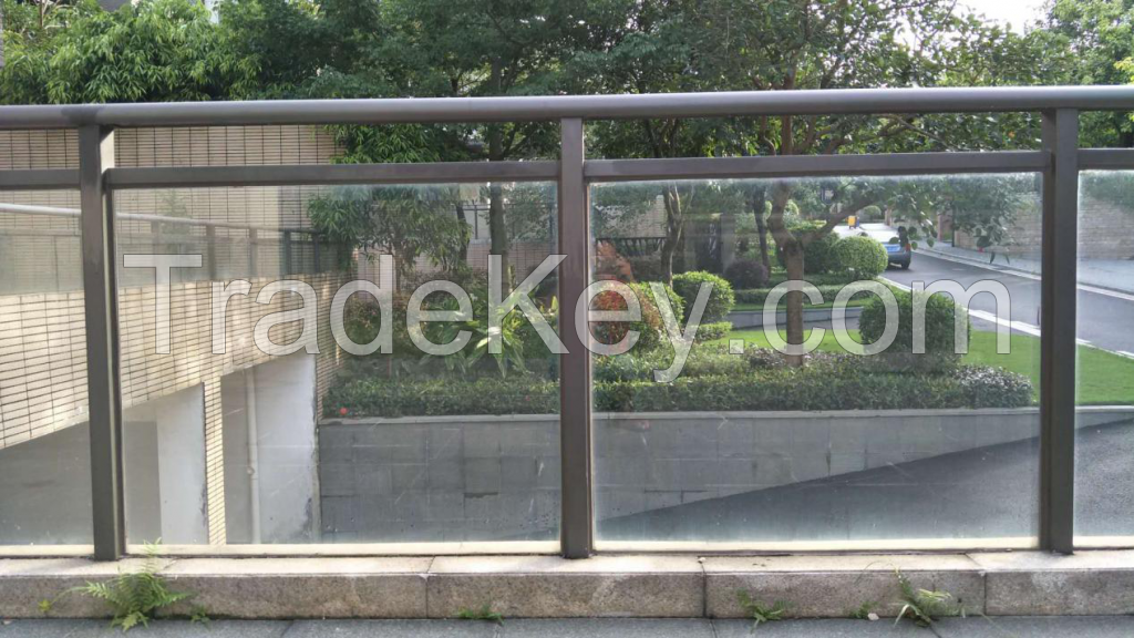 Clear Toughened Tempered Laminated Shower Screen Door/Railing Glass/Fence Pool Fencing/Staircase Partition Price 6-19mm Glass