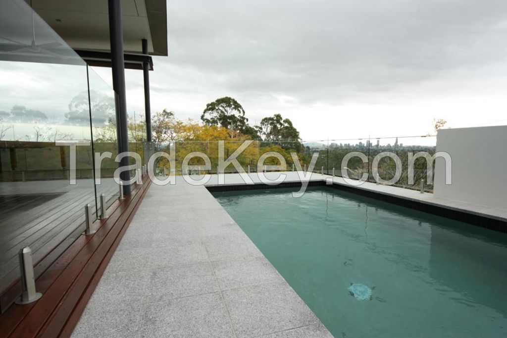 4-19mm Tempered /Toughened Glass for Swimming Pool Fence or Handrail System